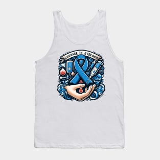 Resilience and Hope: Type 1 Diabetes Awareness Tank Top